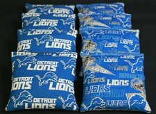 DETROIT LIONS CORNHOLE BEAN BAGS 8 ACA Regulation Game Toss