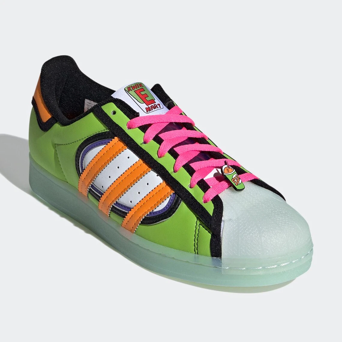 Adidas Superstar The Simpsons Squishee Green Orange H05789 Fashion Shoe