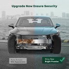 Front Bumper Reinforcement w/ Connecting Plate for Nissan Versa 2007-2012 Steel