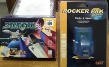 Star Fox 64 Nintendo 64 Big Box w/ Manual & Brand New Rocker Pak