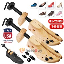 Wooden Shoe Stretchers Lengthen Widen Women Mens Gents Ladies Bunion Trees 1/2PC
