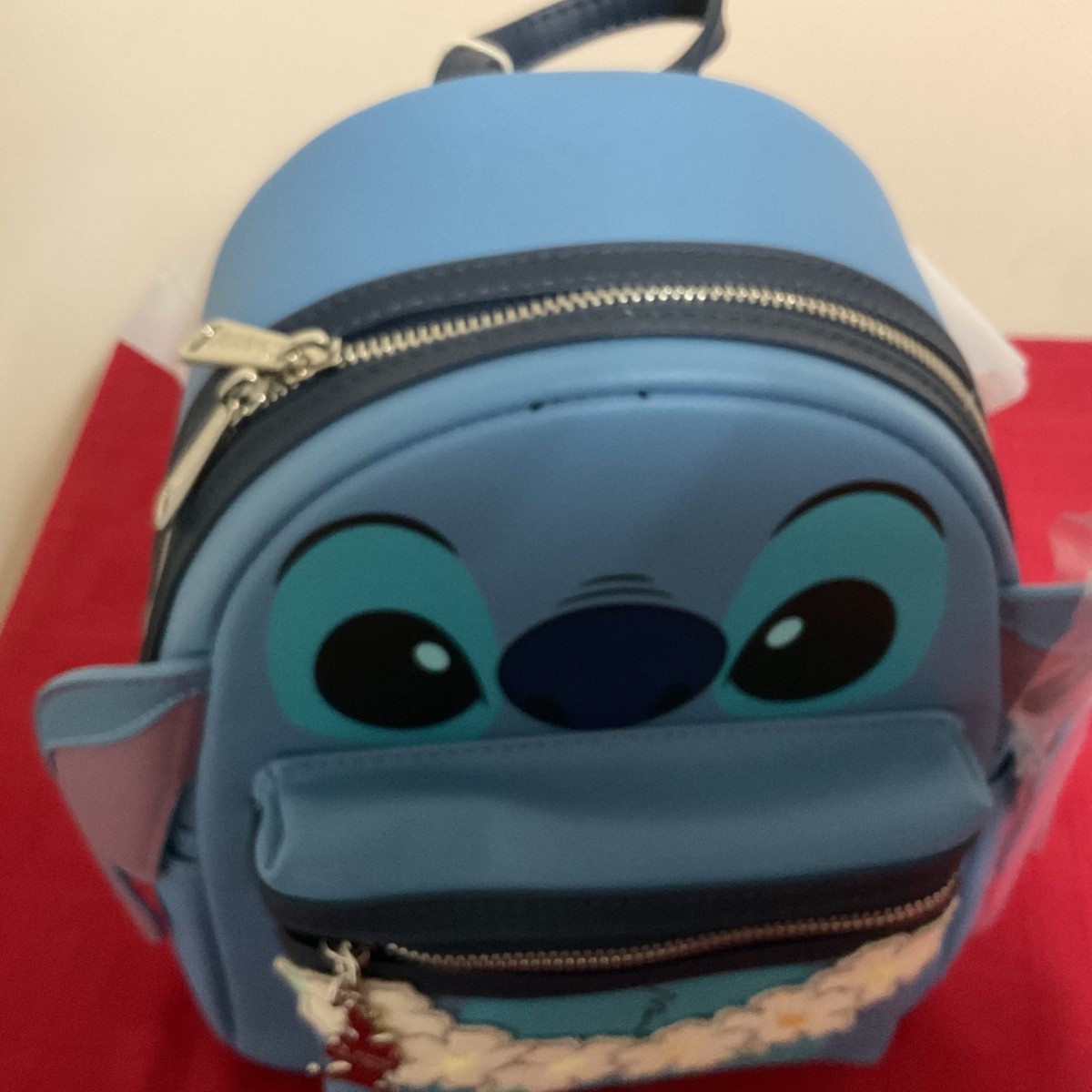 NWT Loungefly Disney Lilo & Stitch Figural Stitch with Lei Mini Backpack Loungefly Disney Lilo & Stitch Figural Stitch | Mercari main image 3