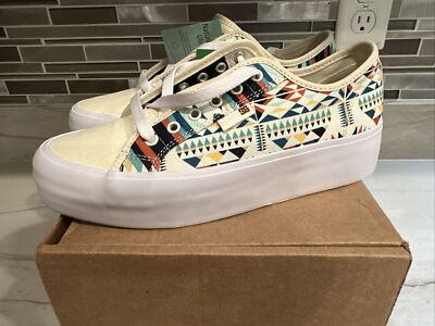 DC Manual Skate Shoes - Vegan NatureTex Ultra, Aztec Print Women s Size:9.5