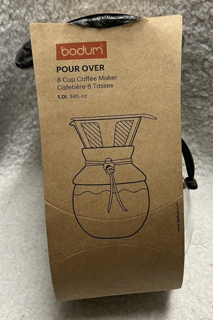 With Permanent Filter, Glass, 34 Ounce