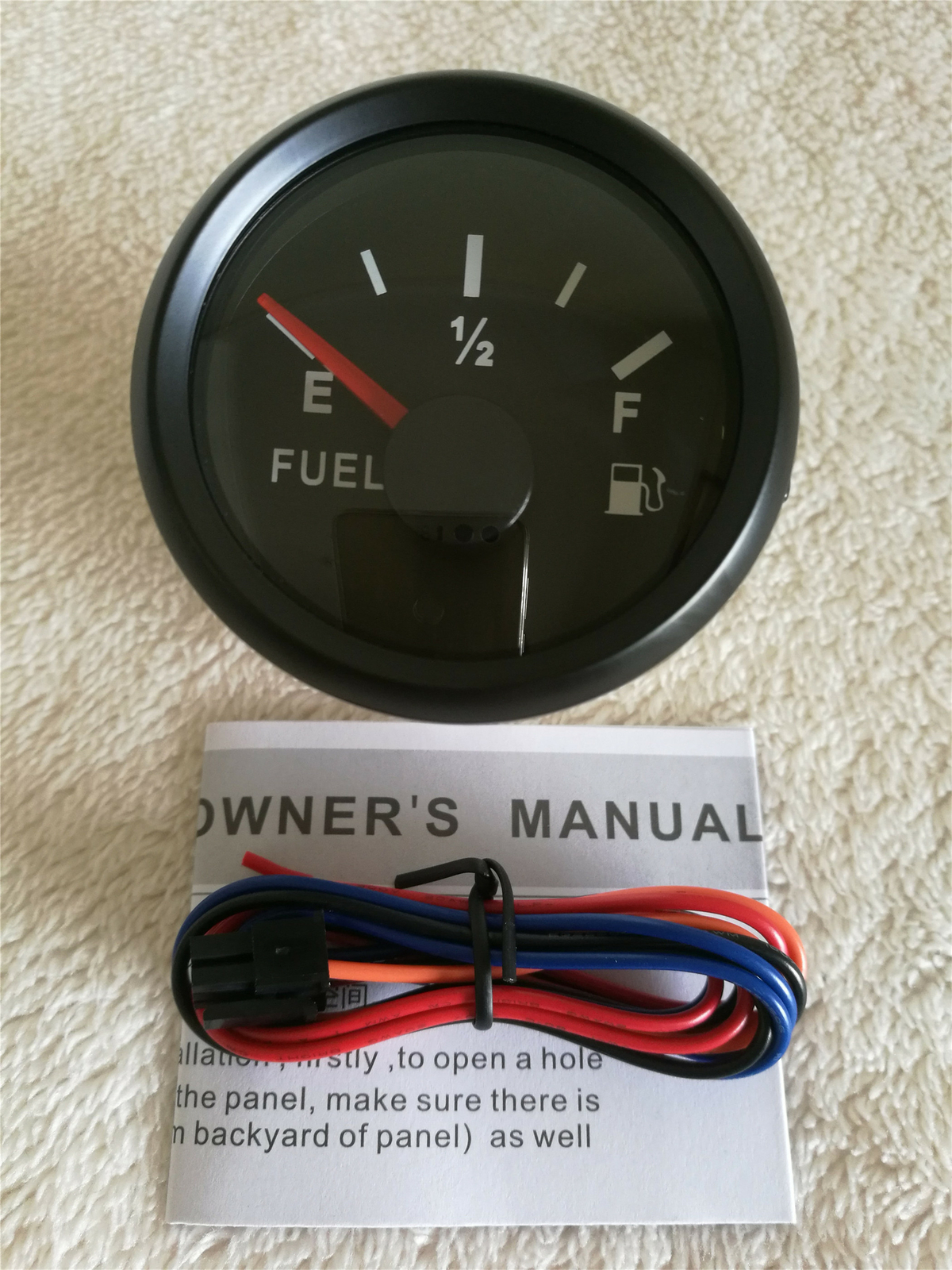 6 Gauge Set,85MM GPS Speedo,Tacho,Fuel Level, Water Temp,Volt,Oil