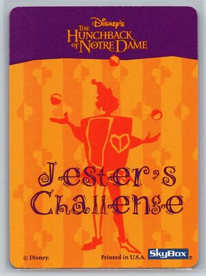 1996 Skybox The Hunchback of Notre Dame Jester's Challenge Hold Breath