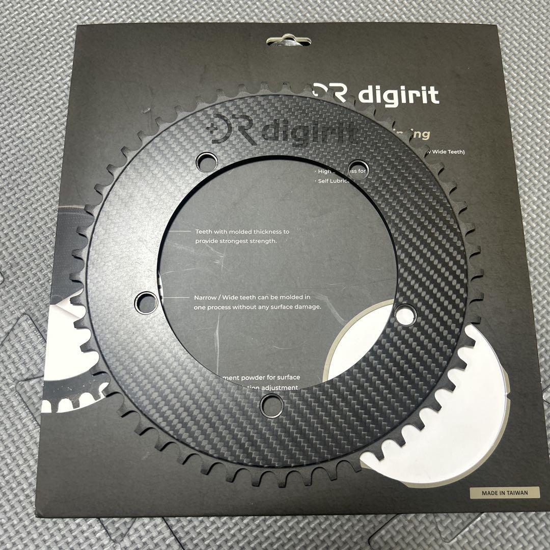 digirit カーボン チェーンリング 53T