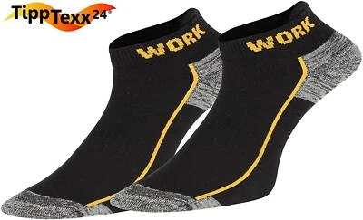 TIPPTEXX 24 12 Paar Arbeitssocken mit Antiloch-Garantie Work robuste Sneakersocken Ökotex