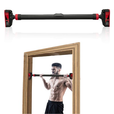 440 LBS Strength Training Pull-Up Bars with Level Gauge 69-92cm Adjustable Width