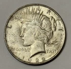 1922 Peace Silver Dollar (90% Silver) ~ BU
