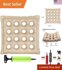 Inflatable Seat Cushions for Pressure Relief, Wheelchair Air Cushion for Bed ...