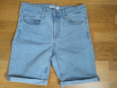 Herren Jeans Shorts hellblau mit Elasthan Gr. M - Marke Only & Sons