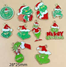 100 Pcs mix Christmas Charm bracelet necklace Pendant DIY Jewelry Making
