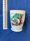 VINTAGE WHIRLEY INDUSTRIES INC. WARREN USA PLASTIC CUP SHEPHERD COWS DOG SHEEP
