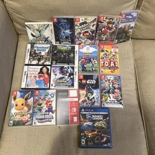 Empty Game Cases Lot