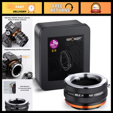 Manual Focus Lens Mount Adapter MD-NEX IV for Minolta Rokkor to Sony E-Mount
