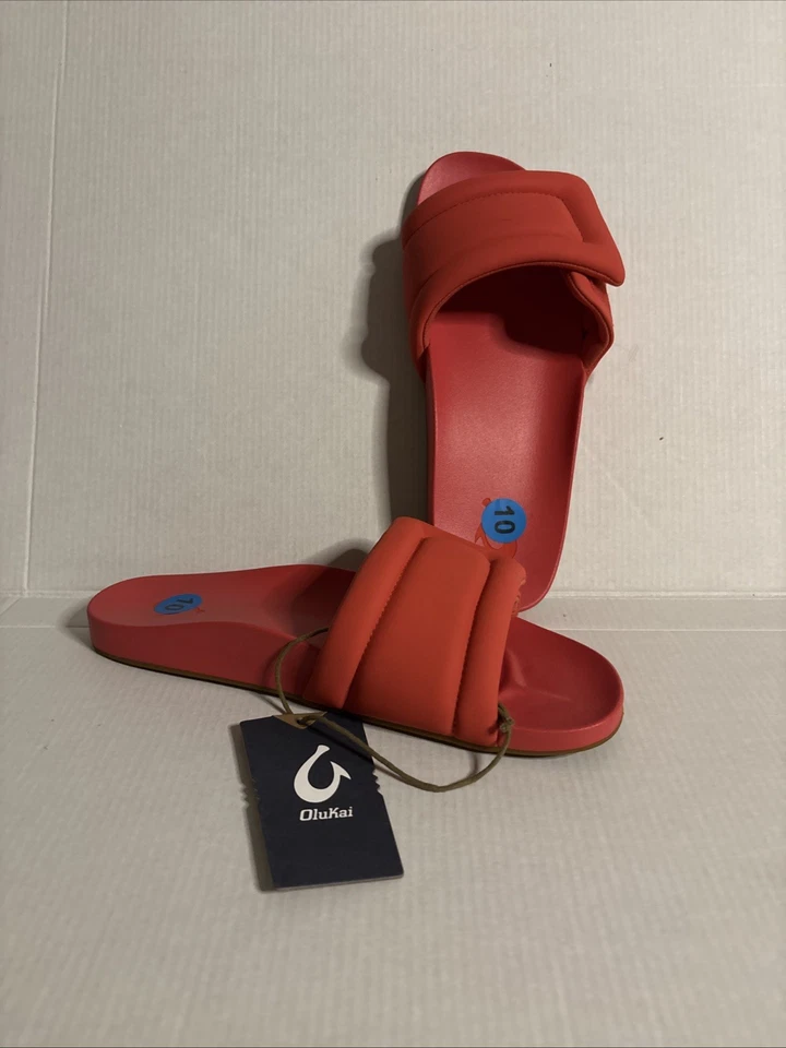 Женские удобные сандалии Olukai Sunbeam размер 10 США LEHUA цветок - Изображение 3 из 4