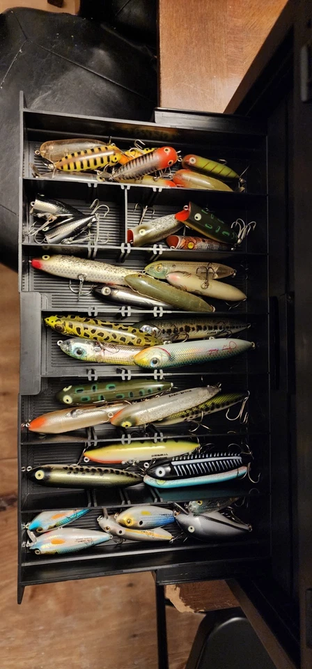 Colección de señuelos vintage Bagleys Heddon Excalibur 191 con caja sin precio base Foto 4 de 4