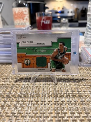 2002-03 FLAIR PAUL PIERCE COURT KINGS GAME WORN WARM-UP
