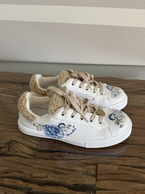 Monnalisa Kids Girls Sneakers Size 34 Made In Italy Shoes