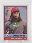 JAMES WOOD 2025 TOPPS HERITAGE ROOKIE IMAGE VARIATION SP #231 NATIONALS Q6388