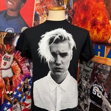 Justin Bieber Purpose Tour Black T-Shirt Mens Concert Music Graphic Sz Small