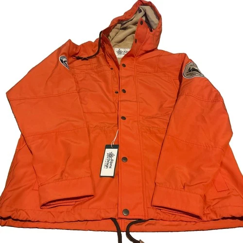 Alpine Design Orange 1962 Jacket Waterproof UV50+ Shield Rocky Mountain S NWT - product listing photo