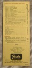 July 1968 Fender Guitars Original Price List Brochure Pamphlet Not A Reprint — photo 5