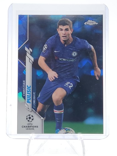 CHRISTIAN PULISIC 2019-20 TOPPS CHROME SAPPHIRE UCL SOCCER #47 CHELSEA FC Q7857