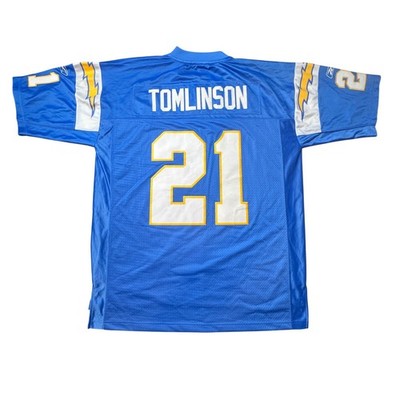 Vintage San Diego Chargers Reebok Jersey Mens XL Blue LaDainian
