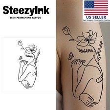 SteezyInk temporary tattoo Healing last upto 2 weeks 4 x 7 inch