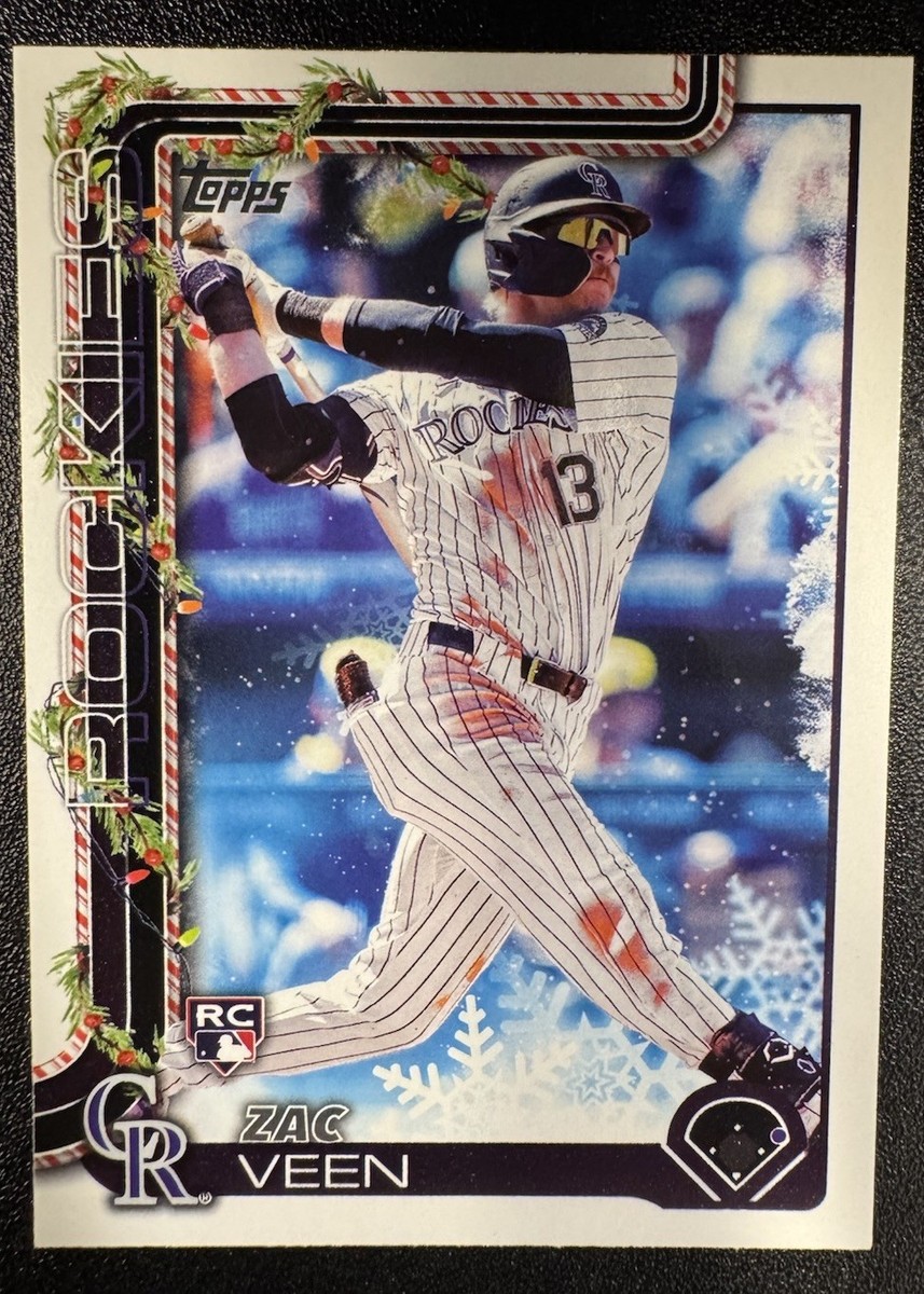 球コレ⚾️ 2025 Topps Holiday Zac Veen (RC) #H92 Rockies | eBay