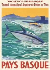 AFFICHE POSTER. Thon Pays Basque