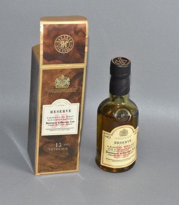 Reserve J&B 5cl 43% Miniature Miniatur Scotch 15 Years Whisky vintage Fach #D4