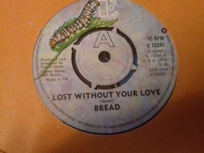 Bread - Lost Without Your Love (7'', Single, 4 P)