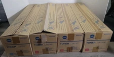 Konica Minolta TN711 (1) Cyan (3)  Magenta Toner Cartridges (Lot of 4)