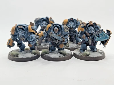 Warhammer 40k Space Wolves Wolf Guard Terminators Well Painted Space Marines GW - Image 1 of 4