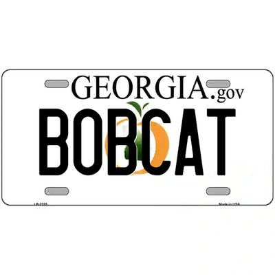 Bobcat Georgia Metal Sign