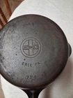 Vintage Griswold Cast Iron Frying Pan No. 5 Block Logo Erie, PA 724 I
