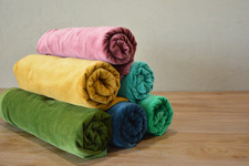 Tissu velours de coton doux pour la tapisserie d'ameublement et l'artisanat...