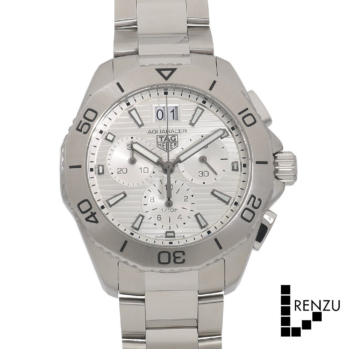 TAG Heuer Aquaracer Professional 200 Silver Mens Watch CBP1111 BA0627