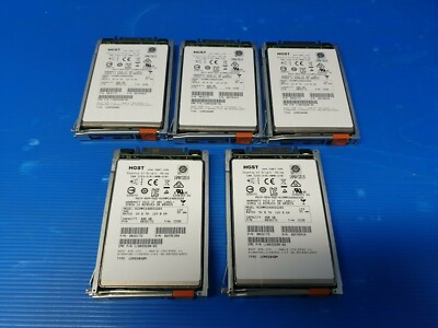 emc hgst 400GB 2.5" SAS SSD (0B32172) HUSMM1640ASS204 Lot of 5 | eBay