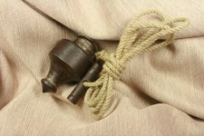 Kompletter indischer Plumb Bob aus Eisen. Hindu Blei Eisen komplett. S.XIX