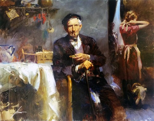 PINO "FLEETING MOMENTS" | SIGNIERTES GICLÉE/LEINWAND | 32X40" | ANDERE VERFÜGBAR | GALLART - Bild 1 von 3