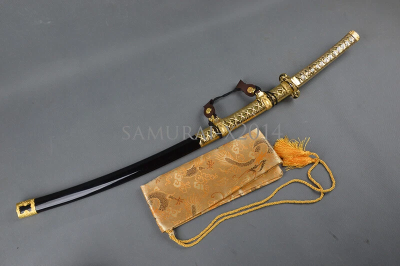 Espada Katana Samurai Japonesa Oro Tachi Saya Accesorios Acero Alto Carbono Afilado Foto 4 de 4