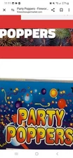 Party Poppers Box Of 72 Weddings Parties Graduation Confetti Celebration Plastic