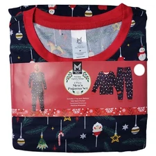 NWT Member's Mark Family Sleep Men's 2-Piece Pajama Set Navy XXXL