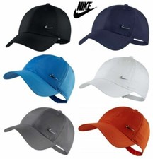 Nike Baseball Cap Metal Swoosh Boys Sports Peak CapGolf Hat Adjustable Unisex