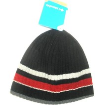 Columbia Boys Youth Hampton Trail II Beanie -Winter hat -Black - one size - New