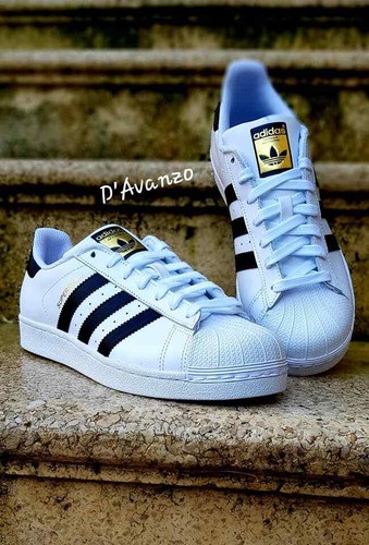 ADIDAS SUPERSTAR UOMO scarpe sportive BIANCO/NERO - Foto 1 di 5